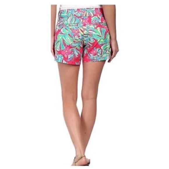 Lilly Pulitzer Callahan Shorts Jungle Tumble Palm - Picture 3 of 8